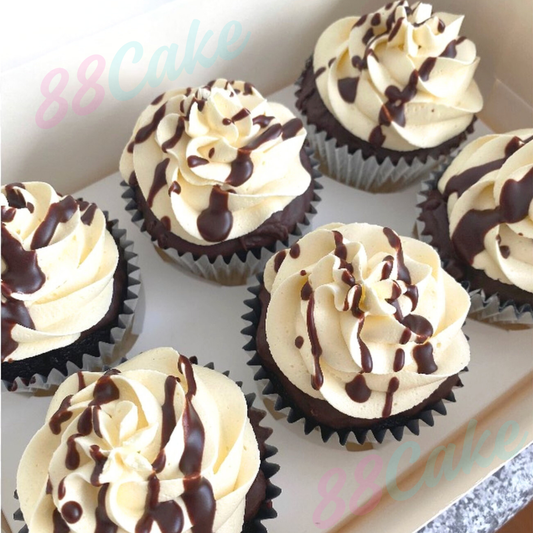 Choc Drizzle Cupcakes