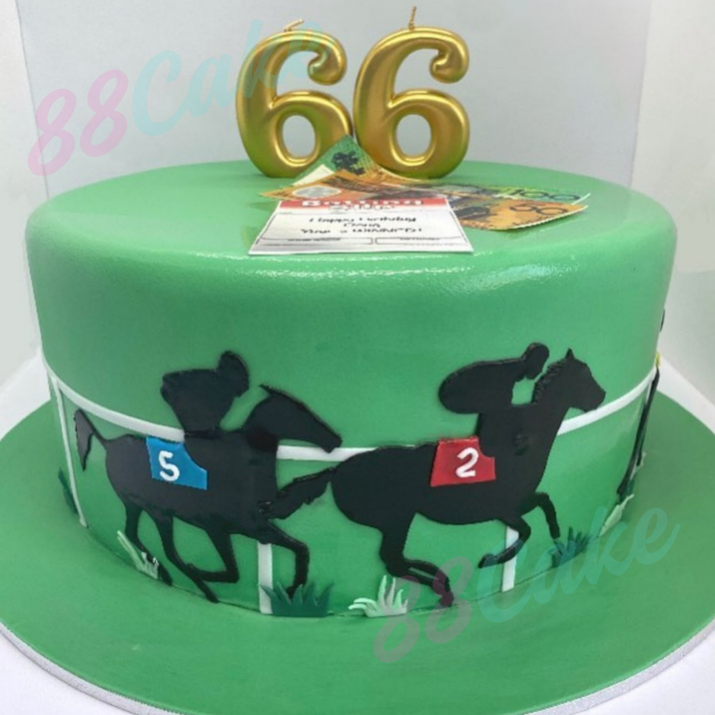Horse Racing Cake